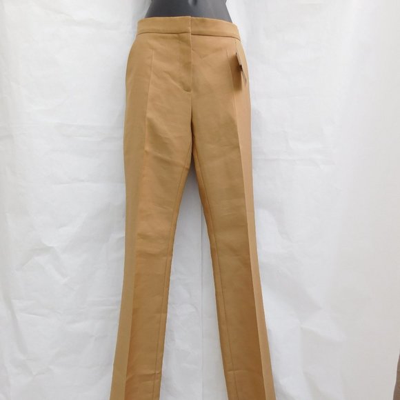 Valentino Pants - NWT Valentino Tan Cotton Pant Trouser Flat Front
